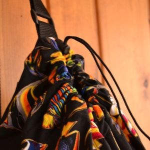 Vintage Puerto Rico Tropical Fish Pull Bag